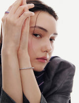 26SS★ [Premium Plating] Essence AB(W) Full Pave Cuff Bangle
