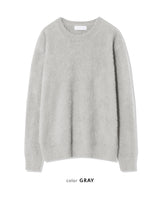 [UNISEX] Cloudy Season Overfit Angora Crewneck Long Sleeve Knit (7 colors)
