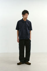 ミックスファブリックm65パンツ (Washed Navy)