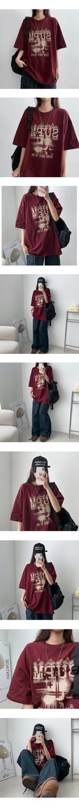 coupe vintage short-sleeved T-shirt