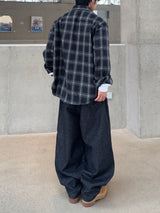 Plaid Loose Check Shirt (No.853)