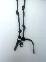 Bicotte Knot Strap Buckle Necklace