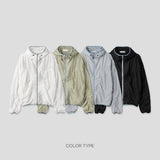 Bailen Shirring Ringer Windbreaker -4C