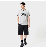 エッセンシャルスタンダード半袖リンガーTシャツ 3GEAR メランジ