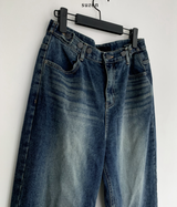 Windbreaker y2k denim wide pants