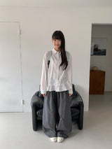 ディルメッカ フリル ロングスリーブ シャツ ブラウス