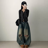 Sty Stripe Two Way Slim Hooded Zip-Up