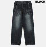 Bron Cat Brush Curve Denim Pants