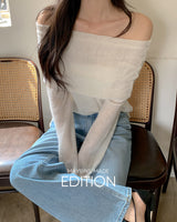 [MADE] Bamin off‑shoulder wool knit