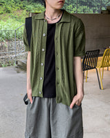Tiban Cable Knit Short‑Sleeve Cardigan