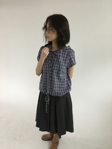 ヘイデン チェック フーディー シャツ(3color)
