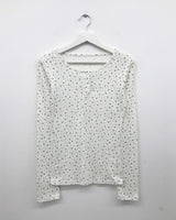 Chateau Floral Button Long Sleeve (3color)