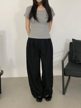 [1+1] ルエル ラウンドネック半袖Tシャツ