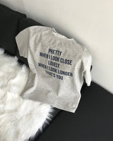 Prit Crop Printing Short Sleeve Tee 3C