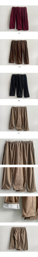 ポライサイドピンタックコーデュロイワイドパンツ [Long & short 2 short lengths!]