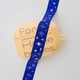 Blue Sparkle & Pink Argyle Knit Maskingtape Set (2 Pieces)