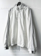 Anorak Oversized Fit Nylon Track Zip-Up