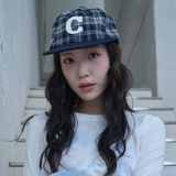 Cロゴ チェック キャップ (Green Check)