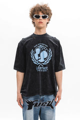 ロゴウォッシュドTシャツ