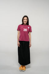 BASIC SAFARI DOTS POLY SKIRTS (BLACK)