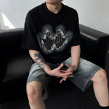 DV denim finger T-shirt (2 colors)