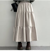 Jude Peach Cotton Cancan Long Skirt