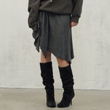 st stud skirt (grey)