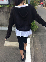 Insu Pocket Slit Cotton Capri Pants