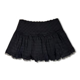 Lace low mini Skirt (2colors)