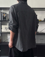 DP ロールアップチェッカードシャツ