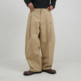Hard cotton one tuck pants 5color