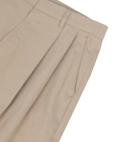 (belt presentation) Cotton Bermuda Pants