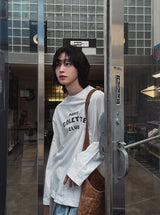 コレットプリントオーバーロングスリーブTシャツ