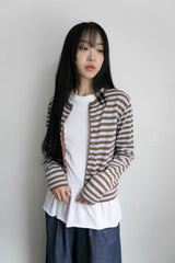 nudy stripe cardigan(3colors)