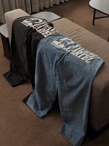 Warner Stone Print Denim Pants 2C