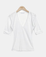 ビニールロールアップ'スリーブTシャツ