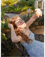 Adeline Dress Sky Blue