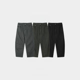 Vintage pintuck curved pants