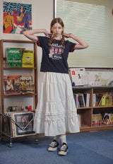 ラッキーデイクロップリンガーTシャツ