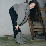 Nana Cowhide Suede Two Belt Boots_B1342(4Colors)