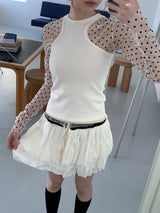 DOT SEE-THROUGH T-SHIRTS
