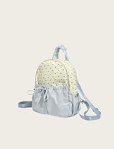 Ribbon Polka Dot Canvas Backpack – Cute College & Commuter Bag