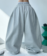 STRING JOGGER PLEAT BALLOON PANTS🩶🖤 - 2 COLORS