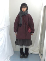 Urban volume round padded jacket