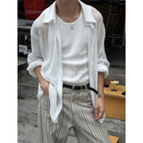 [S/S] Mood see through wrinkle shirts(2color)