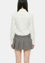 ソフィーストライプシャーリングシャツ