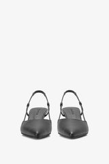 KITTEN SLINGBACK IN BLACK