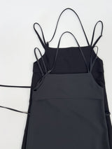 Halter Neck A-Line Long One-Piece