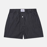 UNISEX LABEL TRUNK SHORTS_CAHRCOAL