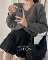 【MADE】V-neck knit